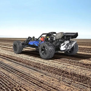 Rovan RC 1/5 Giant Scale Gasoline 29cc Baja Remote Control 5B Buggy Blue New7jSi - Picture 1 of 9