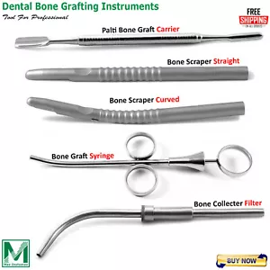 Implant Bone Grafting Instruments Graft Syringe Packer Carrier Dental Surgical - Picture 1 of 7