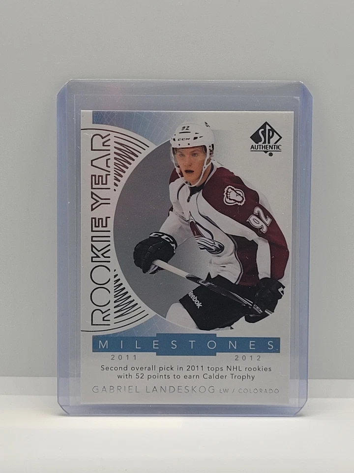 Gabriel Landeskog #RYM-GL - 2017-18 SP Authentic - Rookie Year Milestones - Image 1 of 1