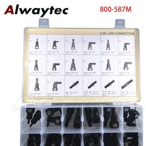 Kits de conector rápido de manguera de combustible para estilo de automóvil de 44 piezas 800-587M para línea de combustible - Imagen 1 de 5