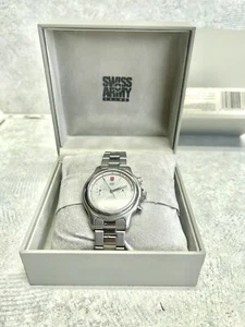 SWISS ARMY Watch MODEL 24223 Series 2000 Chronograph Stainless Steel 300 Meters - Picture 1 of 12