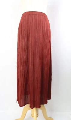 Falda PLEATS PLEASE marrón rojizo ISSEY MIYAKE 196 0910 Foto 1 de 4