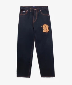 Noah x Jesus Piece schwarze plissierte Jeans Größe Taille 32 Herren - neu mit Etikett schneller Versand - Bild 1 von 5