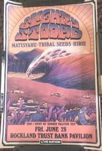SLIGHTLY STOOPID Vacaciones de Verano 2019 Edición Limitada ¡Póster de Gira RARO! MATISYAHU HIRIE - Imagen 1 de 5