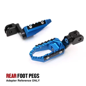 Blue TRC 40mm Adjustable Rear Footpegs For Honda CB650R 19 20 21 22 23 24 - Picture 1 of 13