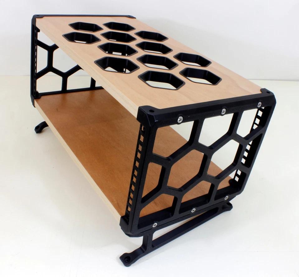 19" 4U DESKTOP STUDIO RACK POD CASE CABINET COMMS MEDIA AUDIO EQUIPMENT HYPLA - Image 1 of 4