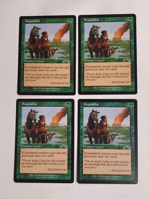 MTG Playset 4x Bequeathal (Exodus/Green/C) - BGM - Image 1 of 2
