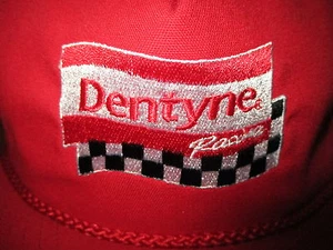 De colección DENTYNE RACING HAT Gorra de Béisbol Roja Snapback Labonte Años 90 Auto Cuadros Bandera - Imagen 1 de 3
