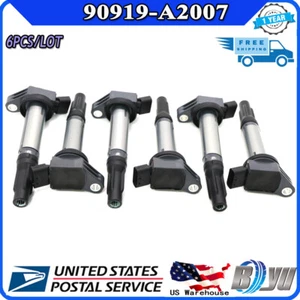For Toyota Camry Avalon Rav4 Sienna Venza 3.5L 90919A2007 6pc New Ignition Coil - Picture 1 of 8