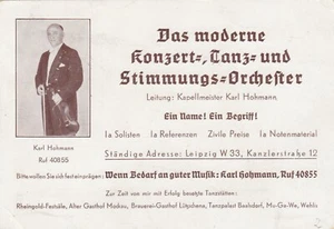 Leipzig AK uralt Karl Hohmann Orchester Sachsen 2303178 - Picture 1 of 2