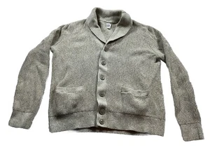 Suéter Gap Para Hombres Marrón Claro 6 Botones Algodón XL Bolsillos Salón Cómodo - Imagen 1 de 7