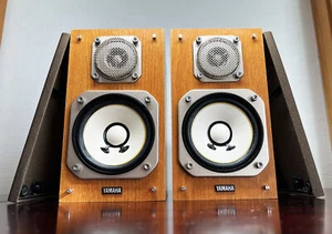 YAMAHA NS-10MM Cherry Brown Mini Studio Monitor Speaker good condition Excellent - Picture 1 of 24