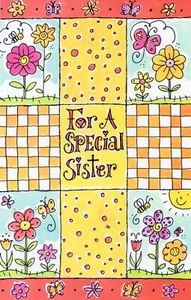 Dulce Tarjeta de CUMPLEAÑOS PARA HERMANA, Edredón Flor Sol por Gallant Greetings +✉ - Imagen 1 de 4