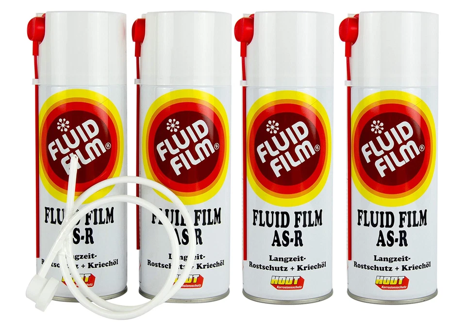 4x400ml+Sonde 60cm Hodt Fluid Film AS R 25,93€/L Nas Spray Langzeitschutz SET - Bild 1 von 1