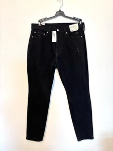 Abercrombie Fitch Jeans Mens 32 Black Athletic Slim Fit Denim Stretch - Picture 1 of 4
