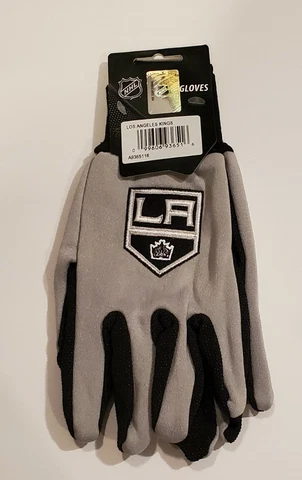 NHL Los Angeles Kings WinCraft Gray Black Two-Tone Gloves Cover