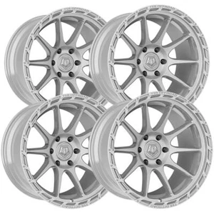 (Set-4) TIS 563BS 20X10 8X170 0mm Silver Brushed Wheels Rims 20 Inch - Picture 1 of 8