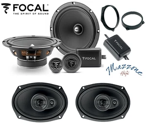 FOCAL KIT 6 CASSE PER MINI ONE COOPER R50-R53 E CABRIO SUPP ANT AUTO - Imagen 1 de 9