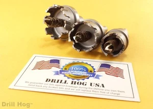 Carbide HoleSaw Cutter Hole Saw Tungsten Drill Bit TcT Metal Holesaw Drill Hog - Picture 1 of 5