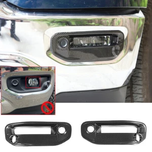 Cubierta de lámpara antiniebla delantera de fibra de carbono ABS para Dodge Ram 1500 2018 + accesorios - Imagen 1 de 12