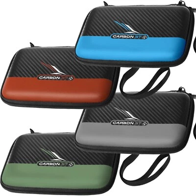 Estuche billetera Harrows Carbon ST Pro 6 dardos para dardos ensamblados