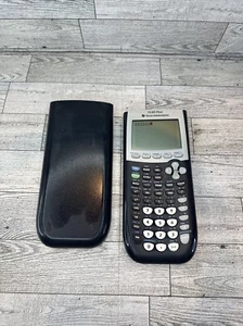 Calculadora gráfica Texas Instruments TI-84 Plus negra con cubierta probada - Imagen 1 de 2
