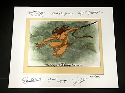 Impresión de celdas de Tarzán "La magia de la animación de Disney" de Walt Disney con firmas de artista Foto 1 de 3