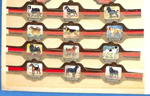 LOT OF 24 VINTAGE CIGAR BANDS -  DOGS (SENATOR) (0130-15) - Picture 1 of 2