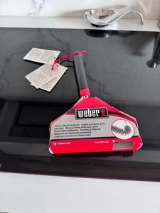 SPAZZOLA PER BARBECUE WEBER IN ACCIAIO 30 CM NUOVA CON IMBALLO ORIGINALE - Foto 1 di 3