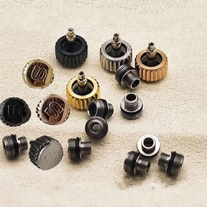 Corona Orologio Acciaio 7mm Per Immersioni Meccanica Manico Orologio S Corona Accessorio Orologio - Foto 1 di 12
