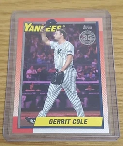 2025 Topps Series 2 Insert 1990 Topps Pink Parallel #90B2-3 Gerrit Cole - Imagen 1 de 2