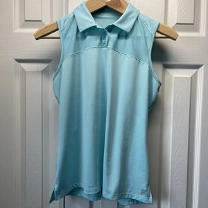 Camisa de golf Fila Sports para mujer sin mangas malla hombros estilo polo cuello talla L - Imagen 1 de 7