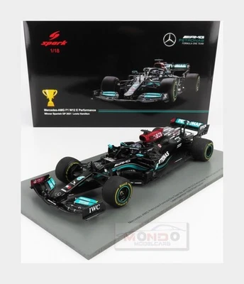 1:18 SPARK Mercedes Gp F1 W12 M12 100Th Pole Win.Spanish Gp 2021 Hamilton 18S594 - Bild 1 von 2