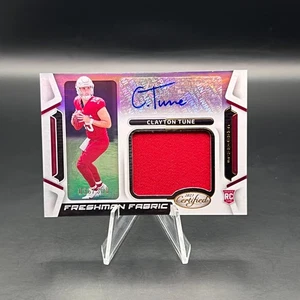 2023 Panini Certified - Clayton Tune #FFMS-1 Freshman Fabric Auto /399 RC - Picture 1 of 2
