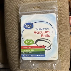2er PACK ERSATZ VAKUUMBÄNDER 2353 DIRT DEVIL 15 BISSEL 3130 GE CBU6 AirSwivel - Bild 1 von 2