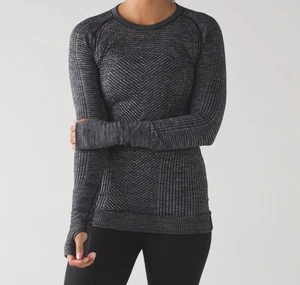 Lululemon Restless Pullover Sz 10 Heathered  Grey Workout Athleisure EUC No Tag - Bild 1 von 9