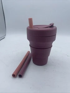 STOJO On-The-Go Collapsible Coffee Cup - 12oz / 355ml - Reusable & Foldable - Picture 1 of 6