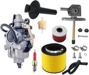 Carburador Recon 250 con tanque de combustible juego de válvulas Petcock apto para Honda TRX 250 - Imagen 1 de 7