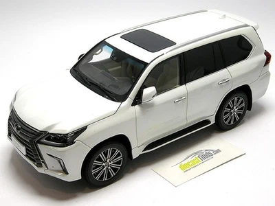 Lexus LX570 2018 Sonic Quarts (Left Hand Drive) White 1/18 Kyosho RARE! - Image 1 of 4
