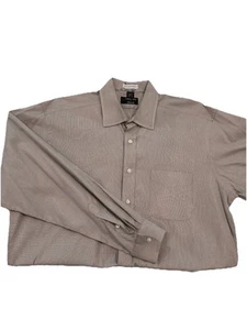 Ferrell Reed For Irwin Men's Dress Shirt McTague Pinpoint Size 16.5 35 Made USA - Picture 1 of 6