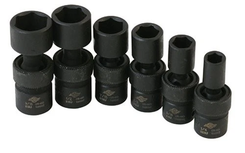 Sunex 1813 6Piece 1/4" Drive Universal SAE Impact Socket Set - Image 1 of 1