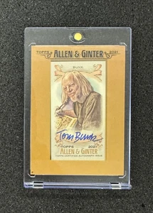 2021 Topps Allen & Ginter Tom Bunk Framed Mini GPK Artist Auto #FMA-TB - Picture 1 of 2