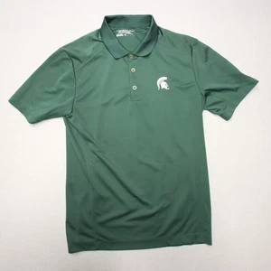 Michigan State Spartans Shirt Mens Small Green NCAA Basketball Nike Golf Dri Fit - Picture 1 of 7