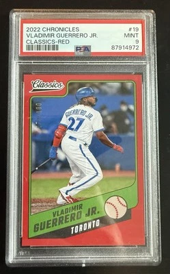 2022 Chronicles Vladimir Guerrero Jr. /100 PSA 9 POP 1 (None Higher) - Image 1 of 2