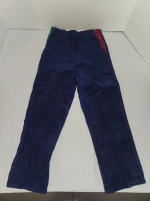 Años 80. PANTALONES DE PANA HARTSTRING. PÚRPURA CON BOLSILLOS A CUADROS. TALLA 8 Foto 1 de 4