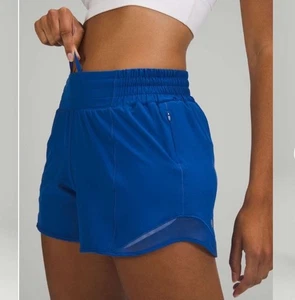 Lululemon Hotty Hot hoch geschnitten gefütterte Shorts 4" Größe 4 - Bild 1 von 5