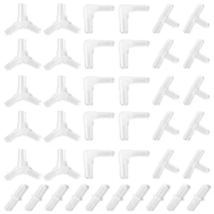 Aquarium Airline Schlauchverbinder, Aquarium Luftpumpe Anschluss, Kunststoff, 40 Stück - Bild 1 von 5
