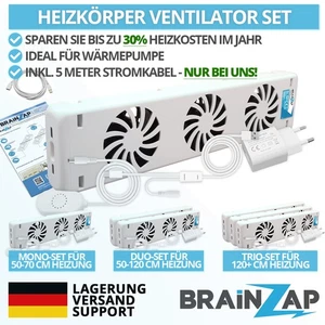Radiador Ventilador - Radiador Ventilador Calefacción Ventilador Amplificador Booster 50-120cm! - Imagen 1 de 7