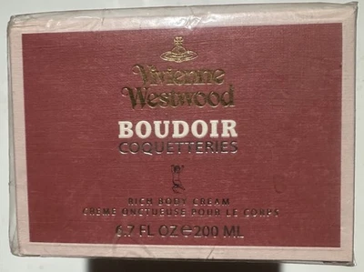 BOUDOIR Vivienne Westwood 6.7 OZ RICH BODY CREAM NEW  SEALED Box RARE with Mini - Image 1 of 4