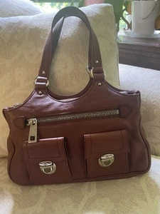 Vintage Marc Jacobs Anouk Bag, Rich Brown Leather, Designer Luxury - Picture 1 of 12